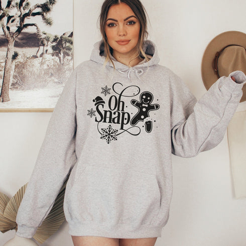 C & Win Sports Oh Snap Hoodie Sport Grey / S - C & Win Sports